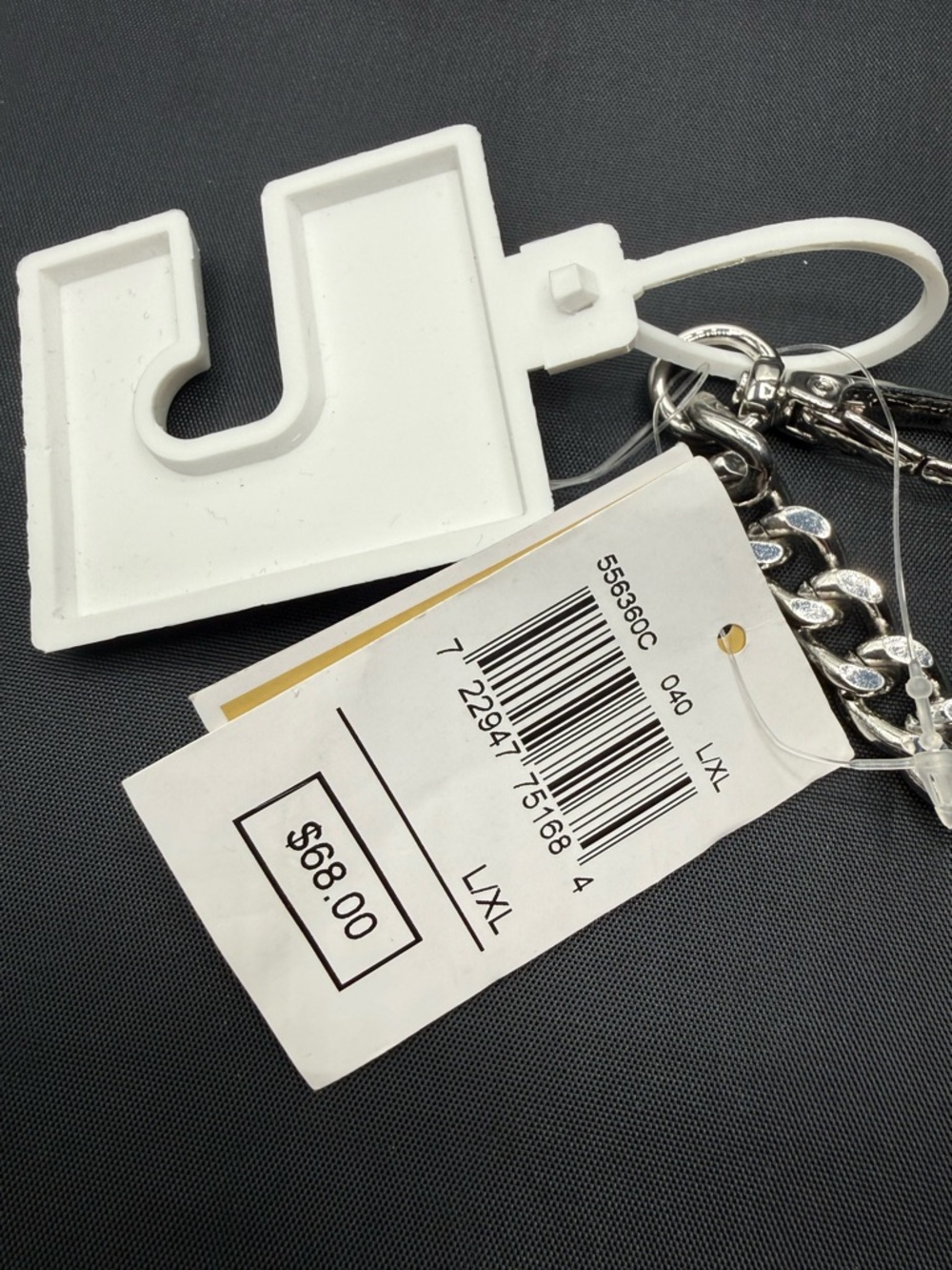 Michael Kors Silver Chain Belt with O-Ring Accents nwt - Picture 4 of 5